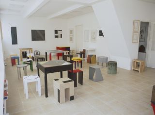 Tribute to Mondriaan - exhibition of the project in the Conny van Kasteel Gallery - 25-05-2002