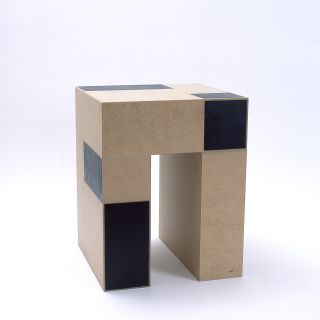 Tribute to Mondriaan: Gunter Dienst - stool 34x34x43 cm