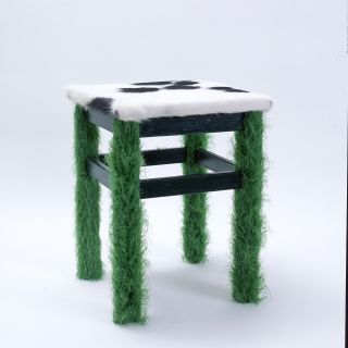 Tribute to Mondriaan: Henk Peeters - stool 34x34x43 cm