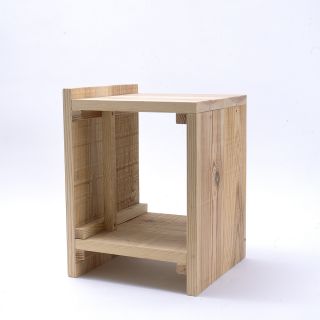 Tribute to Mondriaan: Jac Bisschops_ - stool 34x34x43 cm