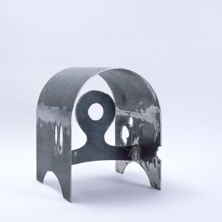 Tribute to Mondriaan: Kenigro Azuma - stool 34x34x43 cm - iron