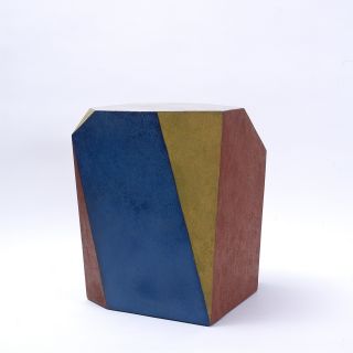 Tribute to Mondriaan: Mauro Staccioli - stool 34x34x43 cm
