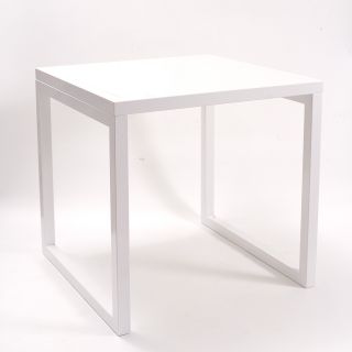 Tribute to Mondriaan: Stephan Fillitz - table 70x70x70 cm - aluminum and glass