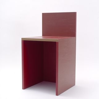 Tribute to Mondriaan: Loek Bos - chair - wood